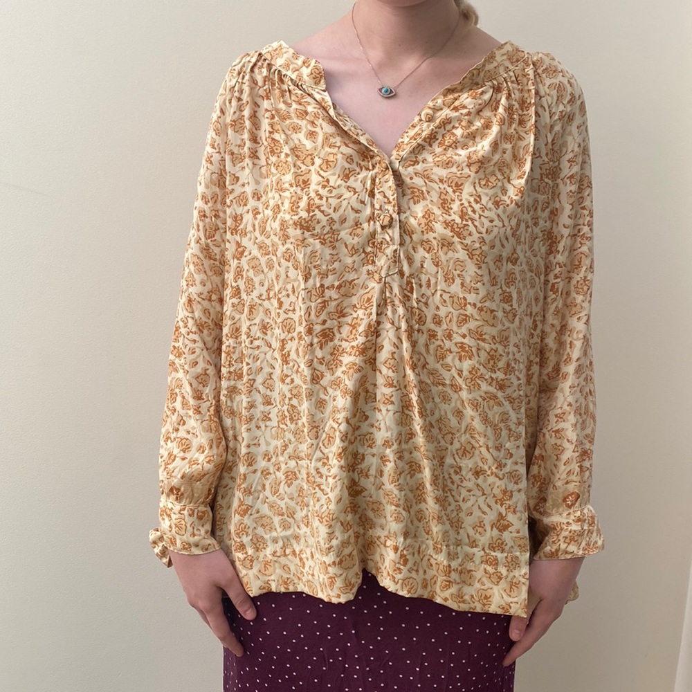 Natalie Martin silk blouse size large